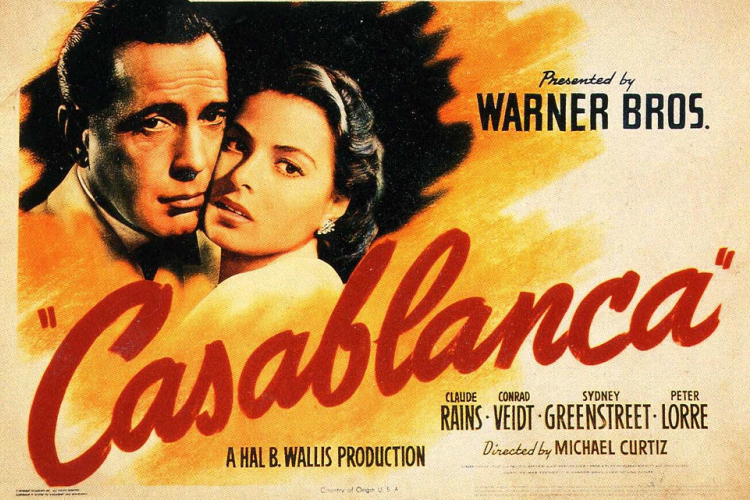 Rekordáron kelt el a Casablanca című film egyik plakátja